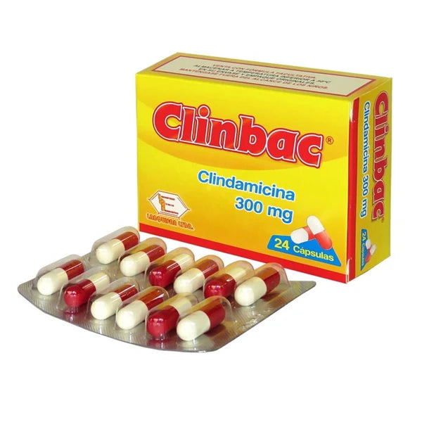 Clindaminica 300mg x 24 Caps (Labquifar)